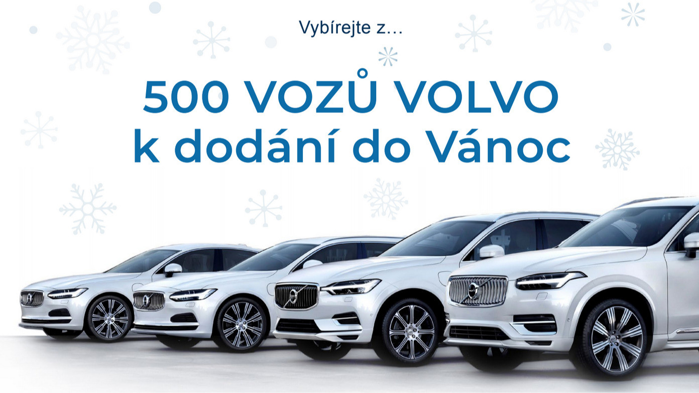 Dnes opět otevírají autosalony! Vyražte pro VOLVO pod stromeček!