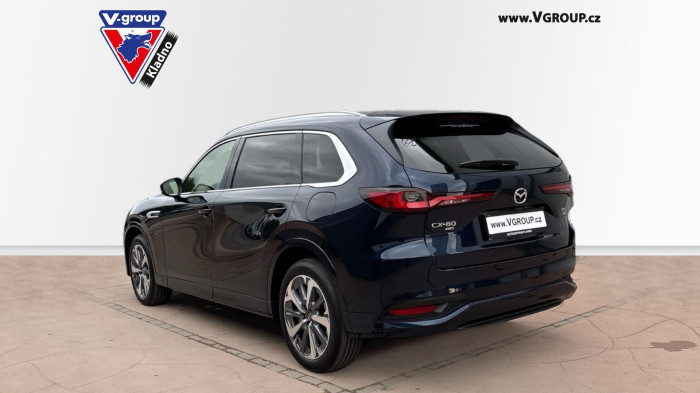 Mazda CX-80 3.3 D254 Takumi COSO 7 míst - Deep Crystal Blue - Full Servis na operativní leasing