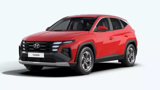 Hyundai Tucson Comfort 1,6 T-GDI 118 kW Červená nemetalická 1,6 T-GDI na operativní leasing