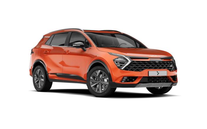 KIA Sportage Exclusive 1,6 T-GDI - Benzín - Manuál 6st. - 4x2 na operativní leasing