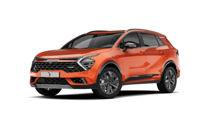 KIA Sportage Exclusive 1,6 T-GDI - Benzín - Manuál 6st. - 4x2 na operativní leasing