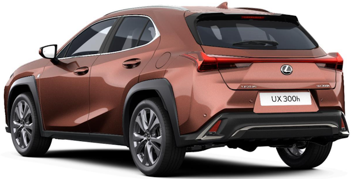 Lexus UX 300h F SPORT Design 2,0 TSI na operativní leasing